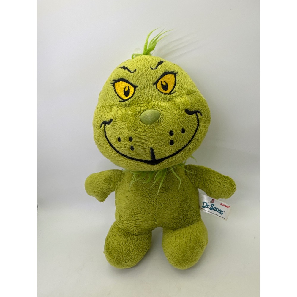 Aurora Dr Seuss The Grinch Plush Stuffed‎ Animal Toy Green